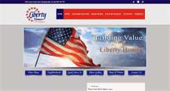 Desktop Screenshot of libertyhomesva.com