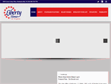 Tablet Screenshot of libertyhomesva.com